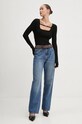 Svetr Karl Lagerfeld Jeans 246J2002 černá AW24