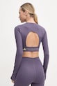Îmbrăcăminte adidas by Stella McCartney mânecă lungă de antrenament TrueStrenght IW6370 violet