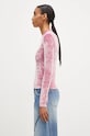 Andersson Bell camicia a maniche lunghe Velvet Lace Up Longsleeve atb1206w rosa AW24