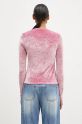 Abbigliamento Andersson Bell camicia a maniche lunghe Velvet Lace Up Longsleeve atb1206w rosa