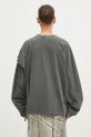 Clothing Ottolinger cotton longsleeve top Deconstructed Oversized Longsleeve 2215010111 gray