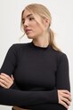Casall longsleeve de yoga Soft Rib uni negru 24234.