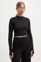 Casall longsleeve de yoga Soft Rib negru 24234.