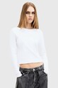 Бавовняний лонгслів AllSaints STEVIE LS TEE бавовна білий W184JB