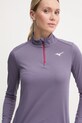 Mizuno hanorac de jogging Dryaeroflow violet J2GAB704