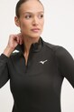 Mizuno hanorac de jogging Dryaeroflow negru J2GAB704