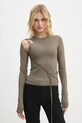 Лонгслів Heliot Emil зелений AW24.W.13.071.DG23