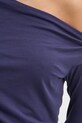 Tričko s dlouhým rukávem Abercrombie & Fitch KI139.3688.200 námořnická modř