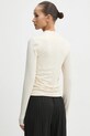 Odzież Abercrombie & Fitch longsleeve KI139.4795.180 beżowy