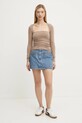 Abercrombie & Fitch longsleeve KI139.4893.410 bej AW24