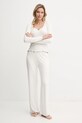 Μακρυμάνικη μπλούζα πιτζάμας Abercrombie & Fitch KI146.4045.178 μπεζ AW24
