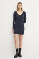 Abercrombie & Fitch sukienka KI159.5073.200 granatowy AW24