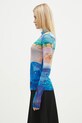 Blúzka JW Anderson Turtleneck Underpinning JO0224.PG1610.835 modrá AW24