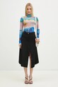 Blúzka JW Anderson Turtleneck Underpinning JO0224.PG1610.835 modrá