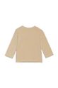 Calvin Klein Jeans longsleeve dziecięcy IN0IN00005.G.9BYH beżowy AW24