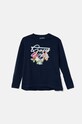 Guess longsleeve dziecięcy z elastanem granatowy J4YI38.K6YW4.9BYH