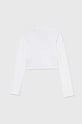 Detské tričko s dlhým rukávom Guess J4YI49.KBZP4.9BYH biela AW24