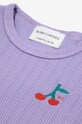 Bobo Choses longsleeve din bumbac pentru bebeluși Cherry violet 224AB019