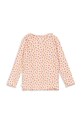 Konges Sløjd longsleeve copii NIA BLOUSE GOTS KS101626 portocaliu AW24