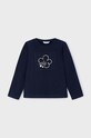 Dječja pamučna majica dugih rukava Mayoral pamuk mornarsko plava 178.6E.Mini.9BYH