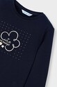 Dječja pamučna majica dugih rukava Mayoral 178.6E.Mini.9BYH mornarsko plava AW24