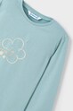 Mayoral longsleeve din bumbac pentru copii 178.6E.Mini.9BYH turcoaz AW24