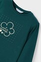 Mayoral longsleeve din bumbac pentru copii 178.6E.Mini.9BYH turcoaz AW24