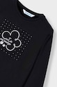 Mayoral longsleeve din bumbac pentru copii 178.6E.Mini.9BYH negru AW24