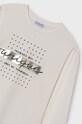 Fete Mayoral longsleeve din bumbac pentru copii 830.8A.Junior.9BYH bej