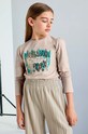 Mayoral longsleeve dziecięcy nadruk niebieski 7003.8A.Junior.9BYH