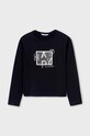 Mayoral longsleeve dziecięcy z elastanem czarny 7004.8F.Junior.9BYH