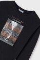 Mayoral longsleeve din bumbac pentru copii 7009.8C.Junior.9BYH negru AW24
