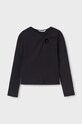 Mayoral longsleeve dziecięcy z elastanem czarny 7011.8D.Junior.9BYH