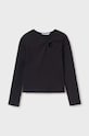 Mayoral longsleeve dziecięcy z elastanem czarny 7011.8D.Junior.9BYH