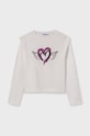 Mayoral longsleeve din bumbac pentru copii print violet 7012.8E.Junior.9BYH