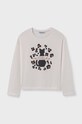 Mayoral longsleeve bawełniany dziecięcy nadruk beżowy 7014.8E.Junior.9BYH