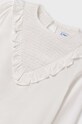 Mayoral longsleeve dziecięcy 7190.8C.Junior.9BYH biały AW24