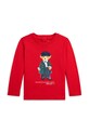 Дитячий бавовняний лонгслів Polo Ralph Lauren бавовна червоний 310952134001