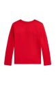 Polo Ralph Lauren longsleeve din bumbac pentru copii 312952134002 rosu AW24