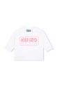 Kenzo Kids longsleeve bawełniany dziecięcy nadruk beżowy K60489.86.102