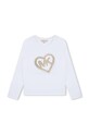 Michael Kors longsleeve bawełniany dziecięcy nadruk biały R30144.86.108