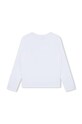 Michael Kors longsleeve din bumbac pentru copii R30144.86.108 alb AW24