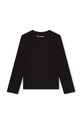 Karl Lagerfeld longsleeve copii Z30209.86.108 negru AW24