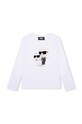 Детский лонгслив Karl Lagerfeld Z30209.156.162 белый AW24