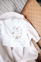 Majica dugih rukava za bebe Tartine et Chocolat s elastinom bijela TZ10021.67.74