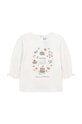 Tartine et Chocolat longsleeve copii TZ10021.80.94 alb AW24