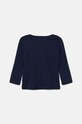 Бавовняний лонгслів для немовлят United Colors of Benetton 3I9WA1057.W.Seasonal темно-синій AW24