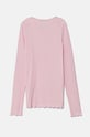 United Colors of Benetton longsleeve copii 3F1AC10LI.G.Seasonal roz AW24