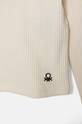 Fete United Colors of Benetton longsleeve copii 39QFC10K5.G.Seasonal bej