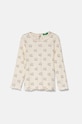 Детский лонгслив United Colors of Benetton с эластаном бежевый 36LKG10FF.P.Seasonal